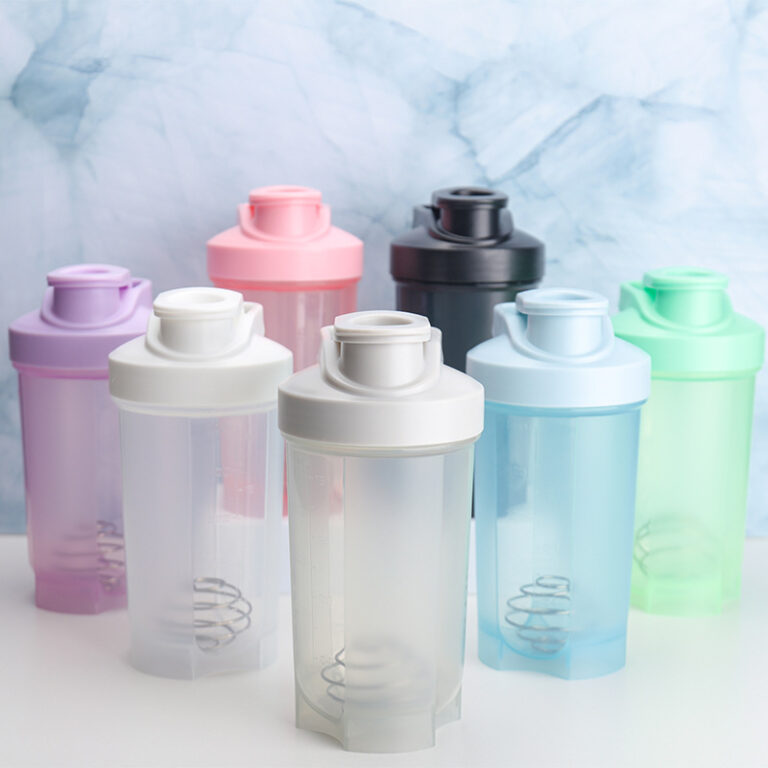 Auslaufsichere Shaker-Flasche für Proteinpulver für das Fitnessstudio