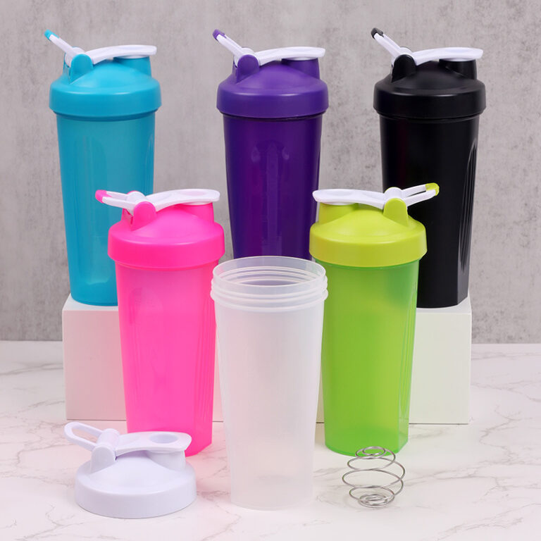 Personalisierter Protein-Pulver-Shaker-Flaschen-auslaufsicherer 600ml Protein-Mixer