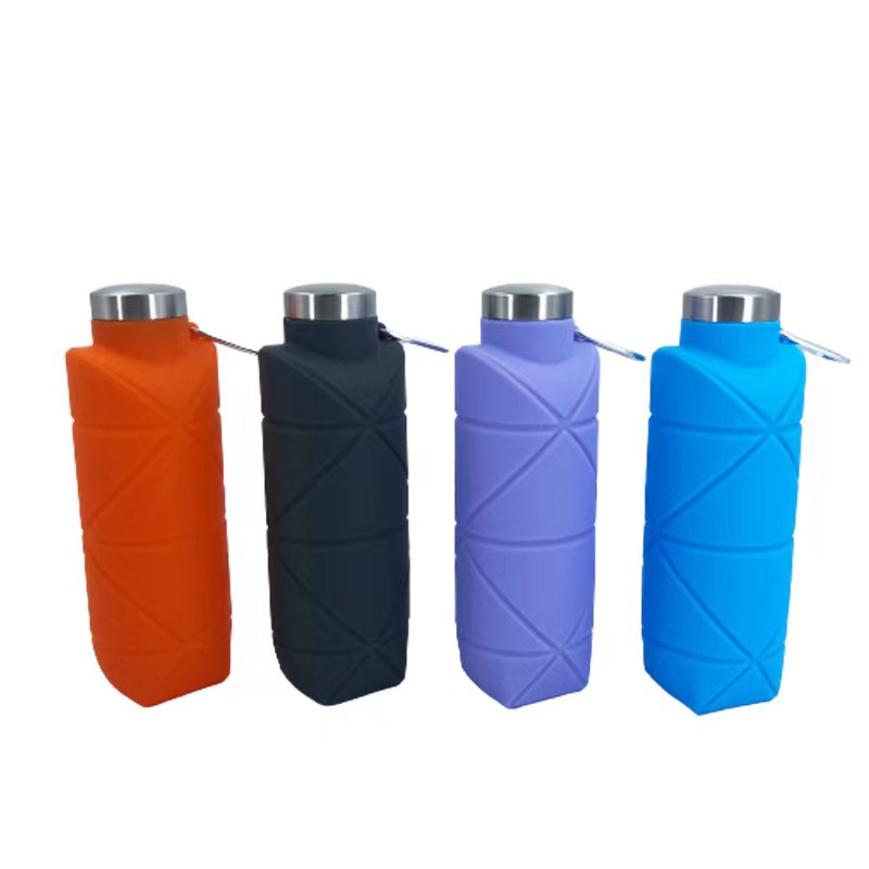 Customizable Diamond-Shaped Silicone Cups: Personalized Folding Drinkware for Outdoor Adventures