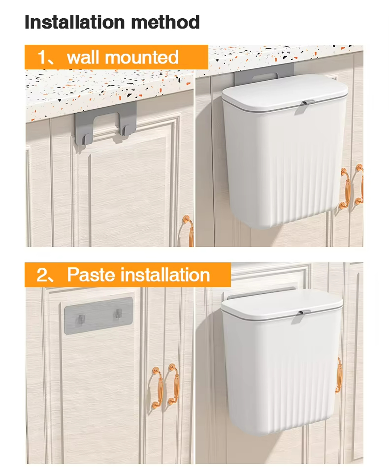 Can Recycling Can, designed to transform your kitchen waste management into an eco-friendly and space-saving experience. This custom hanging garbage trash can is thoughtfully crafted to seamlessly integrate recycling into your daily routine. With its sleek design, it not only encourages recycling but also adds a touch of modern practicality to your kitchen decor. The Can Recycling Can is specifically tailored for those who value both style and sustainability. It hangs conveniently, saving precious countertop and floor space, making it an ideal solution for compact living areas. Its custom design ensures that sorting recyclables is effortless, promoting a greener lifestyle without compromising on aesthetics. Featuring a user-friendly flip-top lid, this recycling can keeps your recyclables contained and odor-free, while its sturdy construction guarantees durability for long-term use. The Can Recycling Can is a testament to our commitment to providing eco-conscious solutions that fit effortlessly into your life, making recycling a habit rather than a chore. Embrace the future of sustainable living with our Can Recycling Can, where functionality meets environmental responsibility. Transform your kitchen into an efficient recycling hub, all while maintaining a clutter-free and stylish environment. Join the movement towards a cleaner planet, one recyclable at a time, with our thoughtfully designed Can Recycling Can.