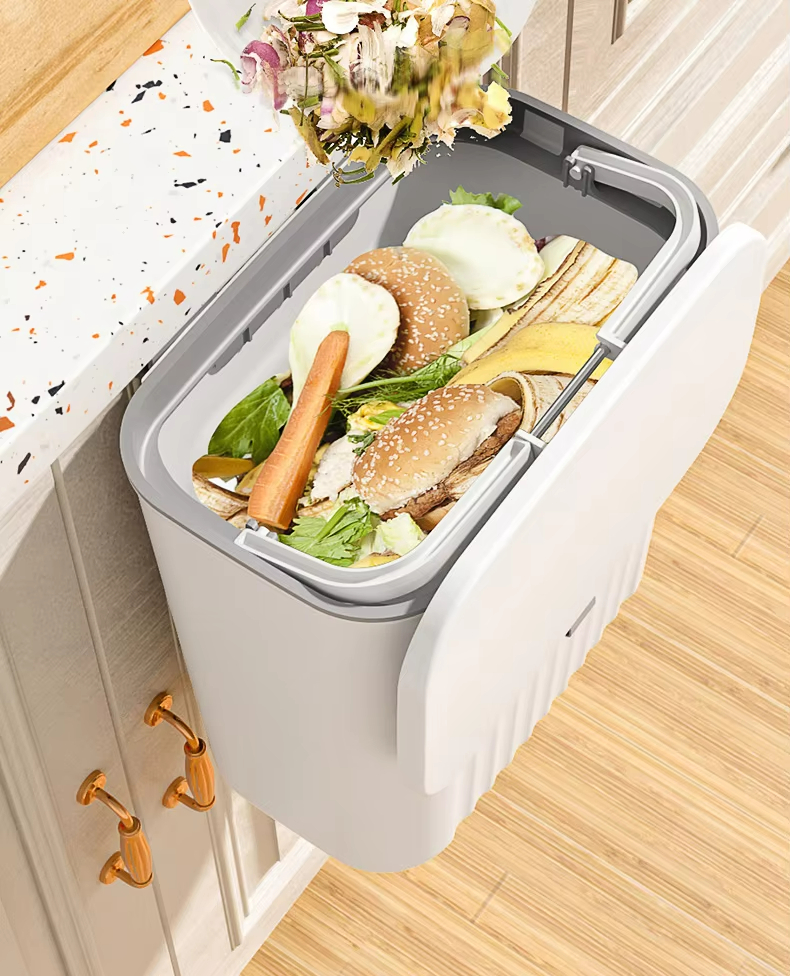 Can Recycling Can Custom Hanging Garbage Trash Can for Kitchen