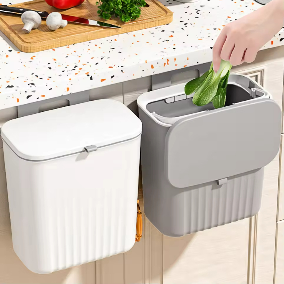 Can Recycling Can Custom Hanging Garbage Trash Can for Kitchen