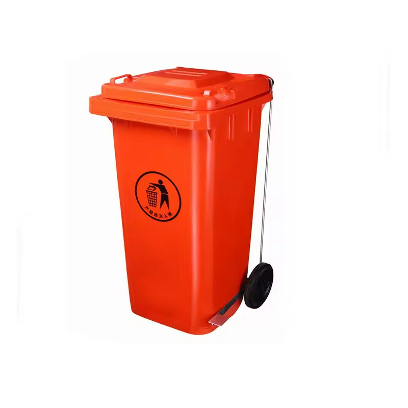 Outdoor Trash Cans Plastic Wheelie Bin for Street Use