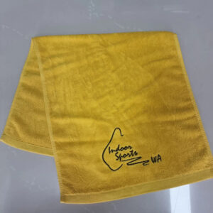 100% Cotton Plain Color Embroidery Logo Customization Hand Towel Gym Towel​