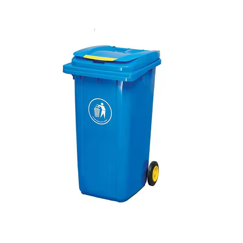 Outdoor Trash Cans Plastic Wheelie Bin for Street Use