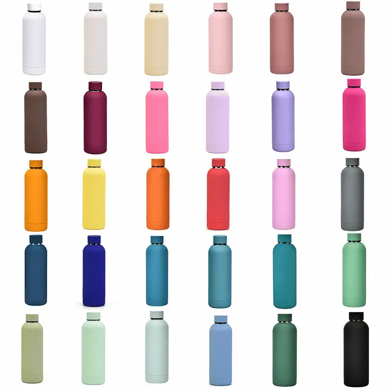 Colorful custom water bottles in 30+ colors – bulk wholesale options
