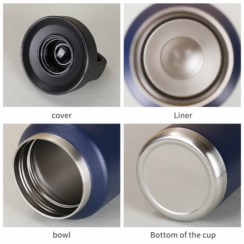 Leak-proof cap and stainless steel inner of vacuum bottle