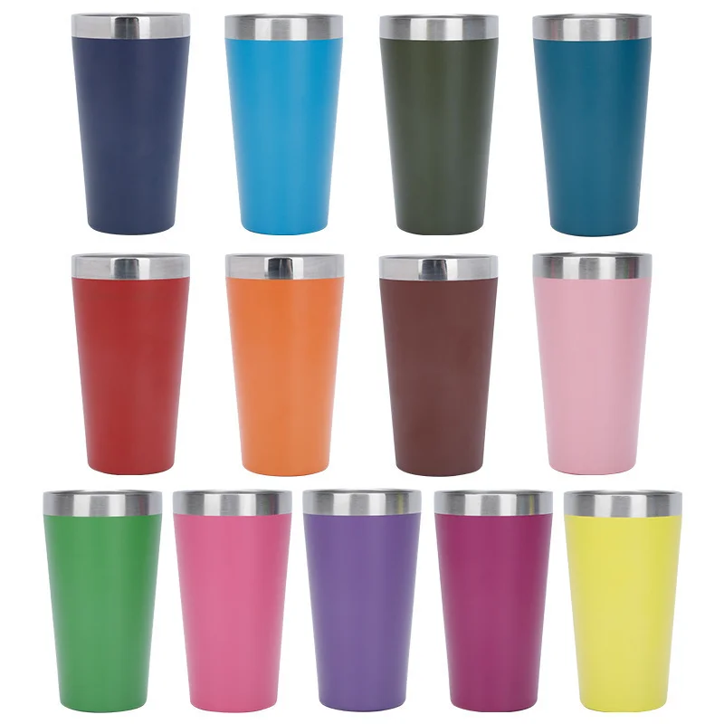 Color options of 16 ounce water bottles-12vibrant choices