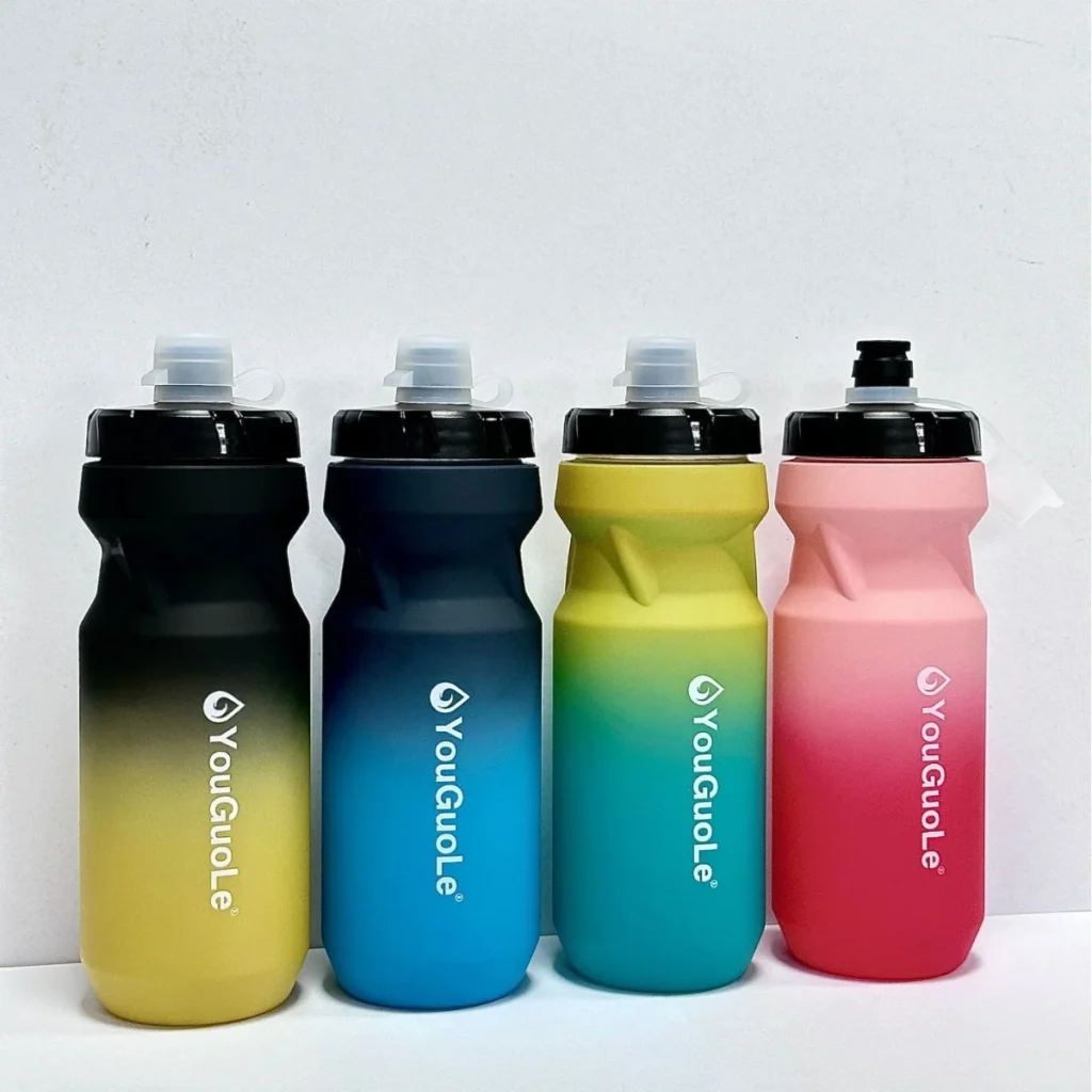 Colorful sports plastic bottles in bulk for team or event giveawaysColorful sports plastic bottles in bulk for team or event giveaways