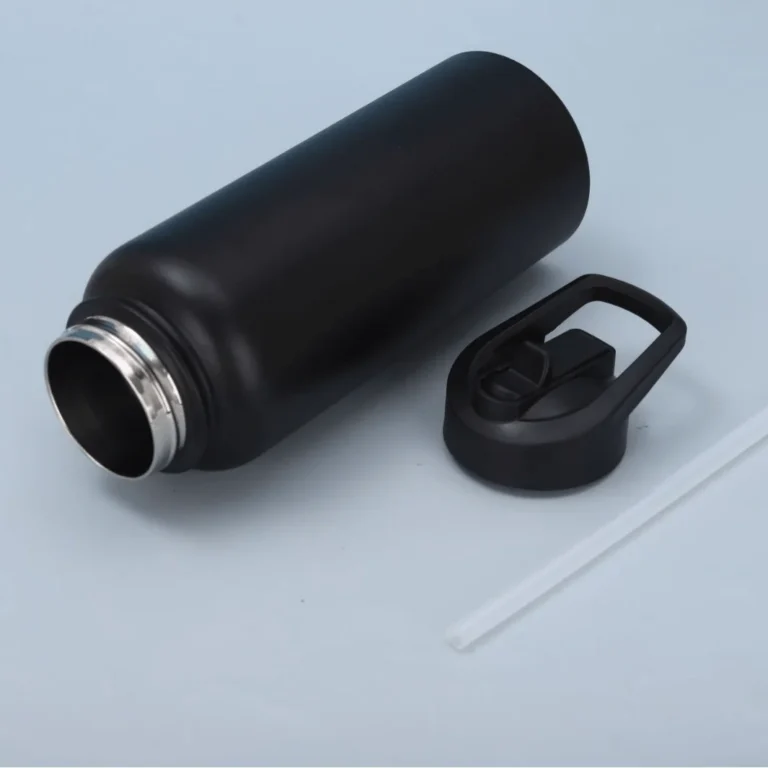 Black Custom CamelBak Water Bottle with Stainless Steel Lid