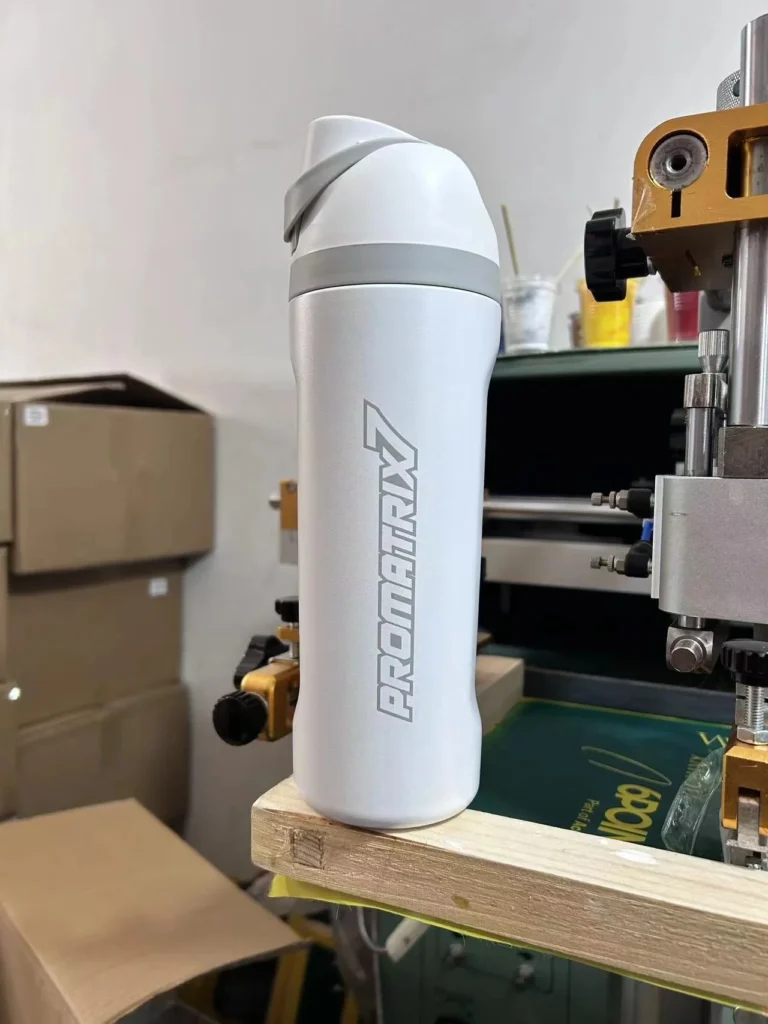 PROMATRIX7 engraved white bottle - where are Owala water bottles made