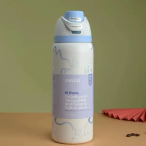 blue bow owala water bottle for bulk corporate order