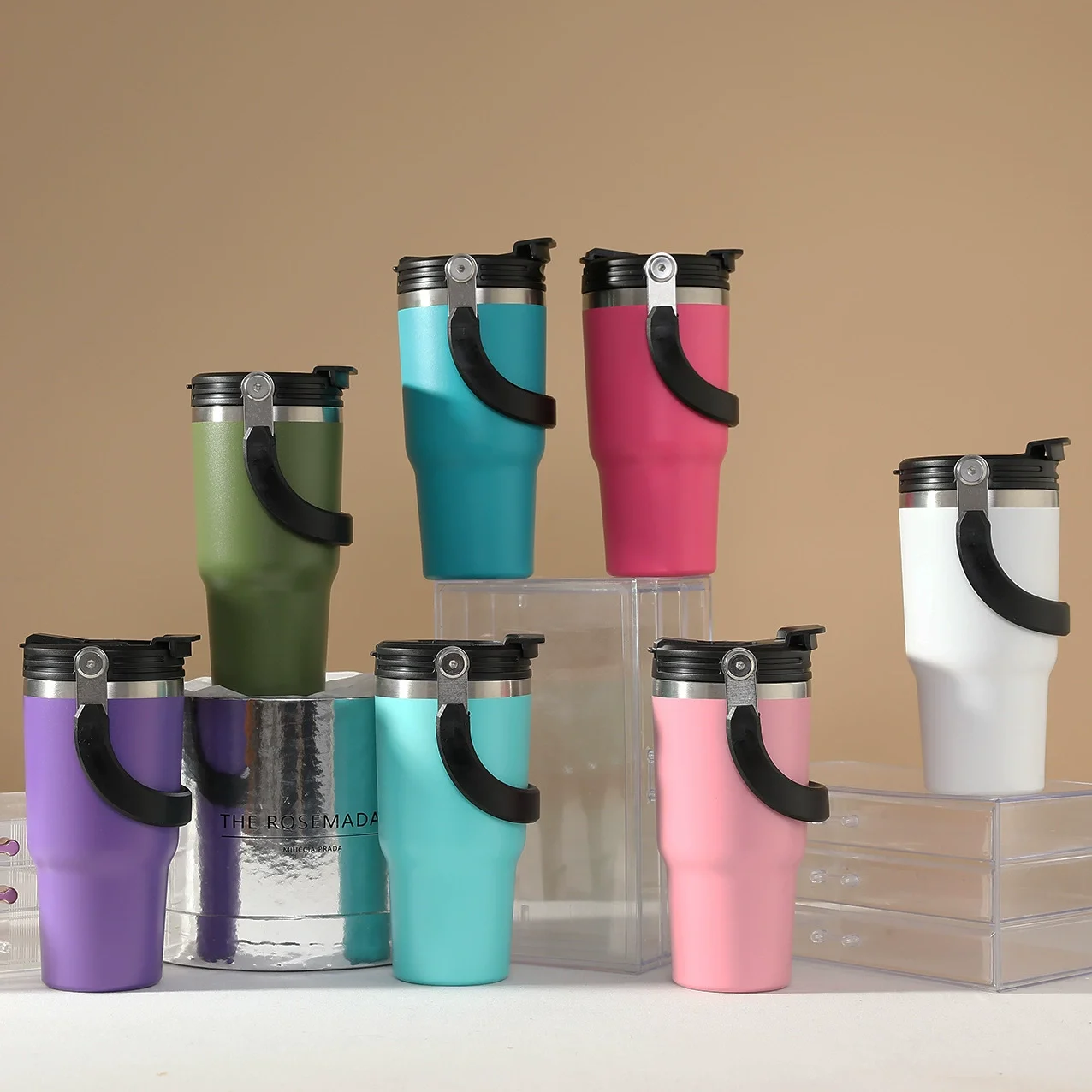 colorful bulk personalized stanley cups for corporate gifts