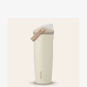 cream owala golf water bottle with custom logo printing