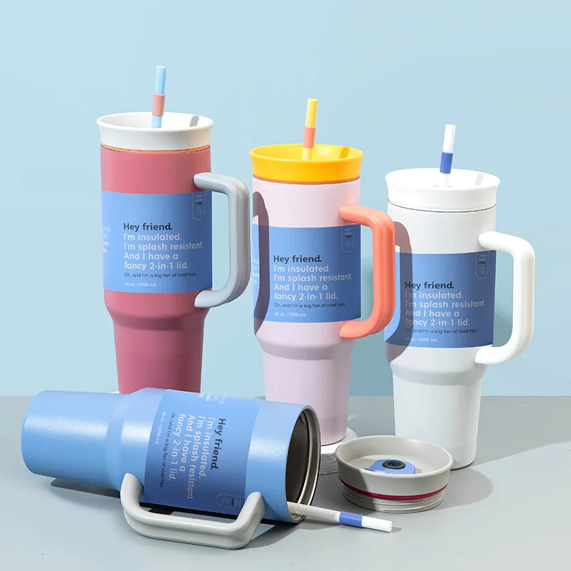 custom logo printed water bottle with straw for kids