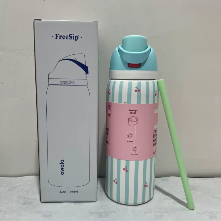 green stripe free sip tumbler packaging in bulk