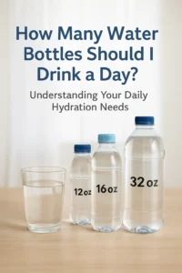how many water bottles should i drink a day