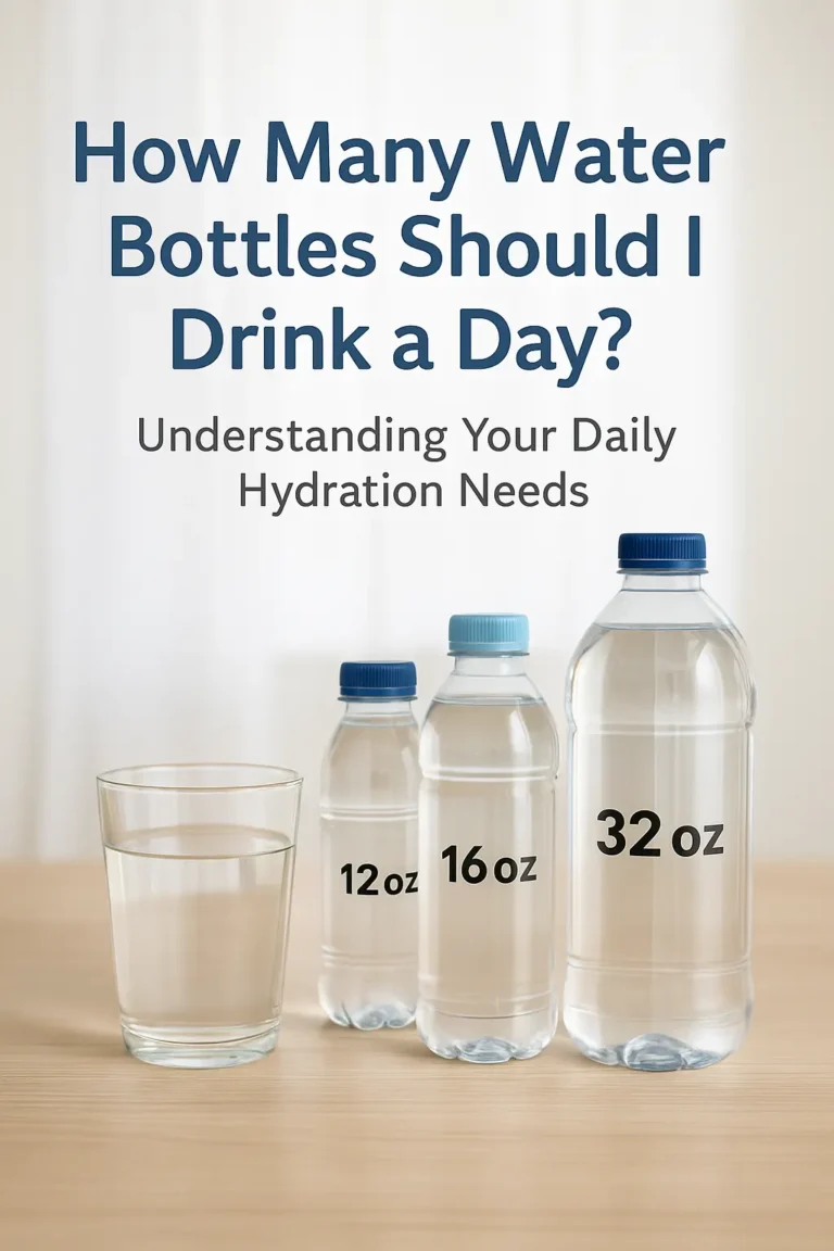 How Many Water Bottles Should I Drink a Day?