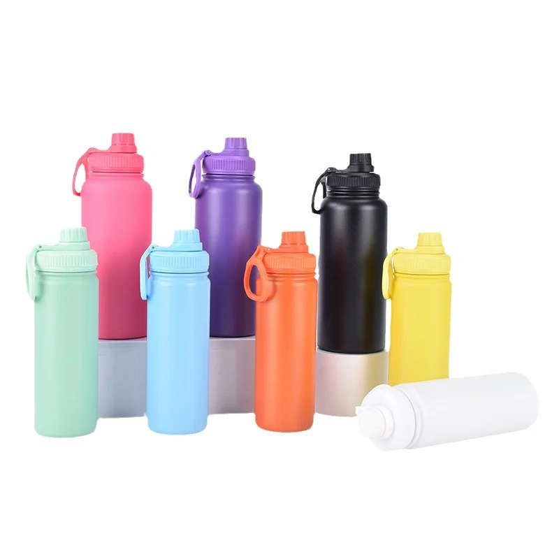 multi-color personalized water bottles in bulk for event giveaways