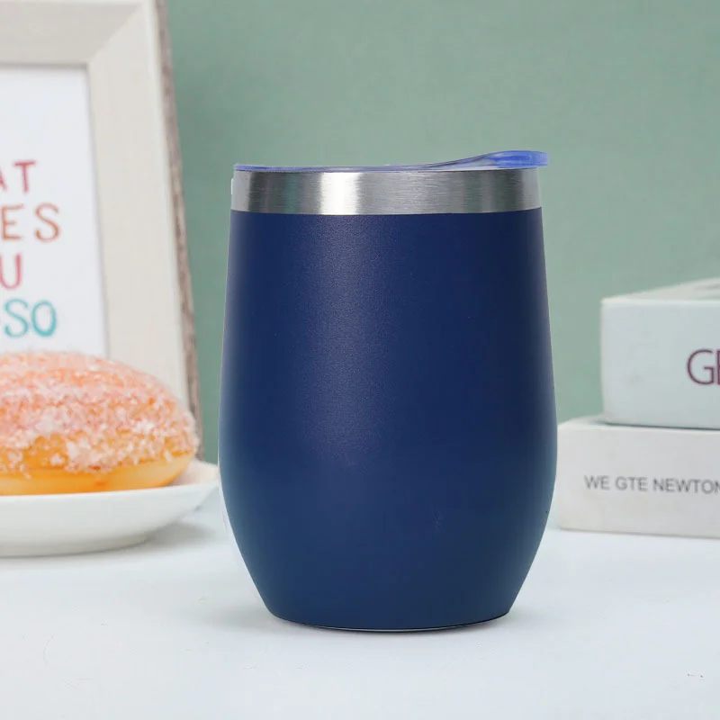 navy blue custom engraved stainless steel water bottlesfor promotional events