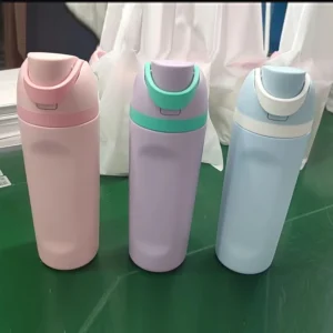 pilihan logo tersuai botol air owala merah jambu ungu dan biru untuk pesanan pukal