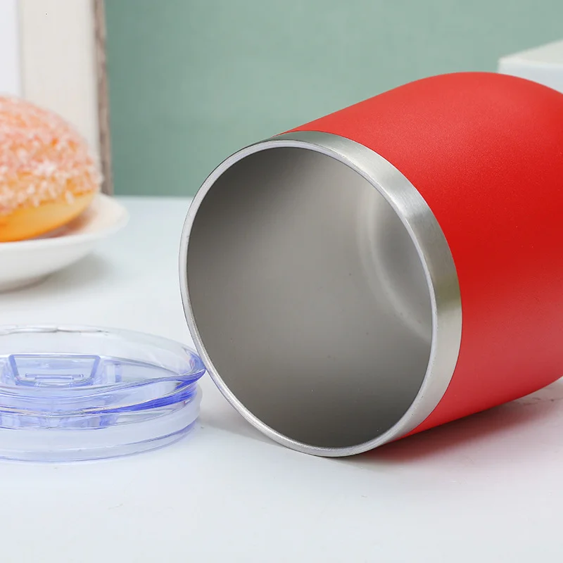 red custom engraved stainless steel water bottles with double-wall insulation