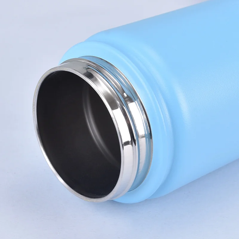 wide mouth opening on personalized water bottles in bulk for easy filling