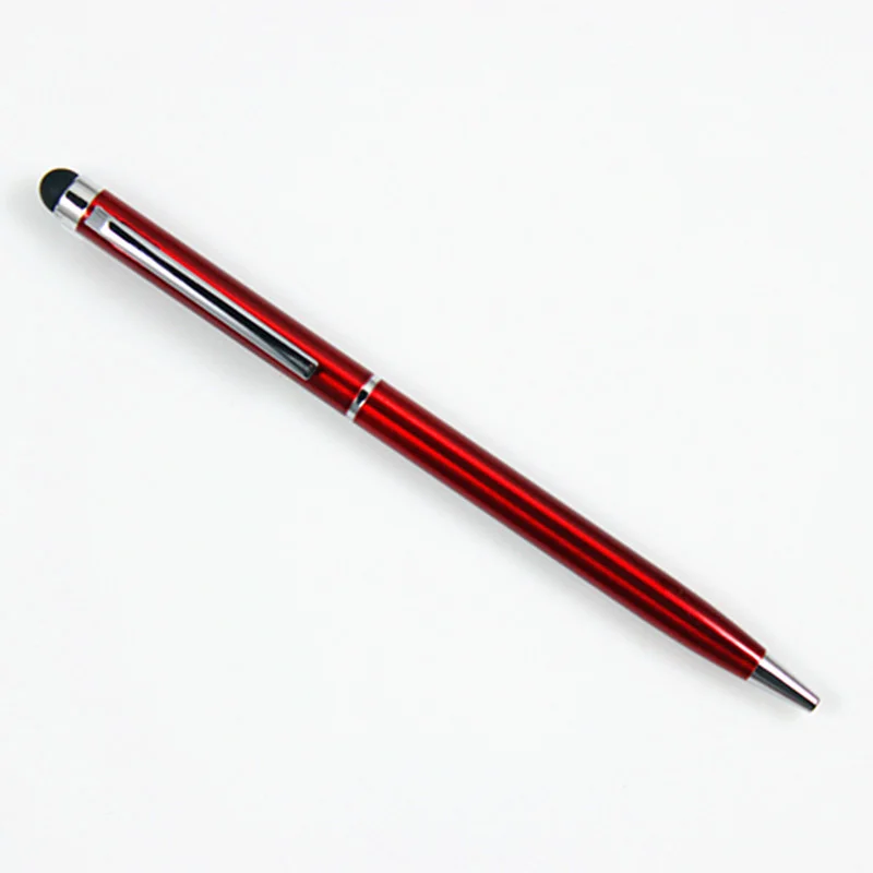 custom stylus pens in red color bulk order