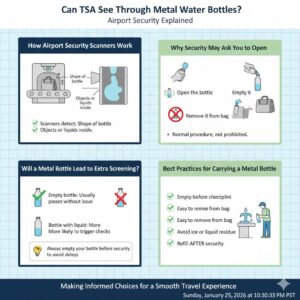 Can TSA See Through Metal Water Bottles
