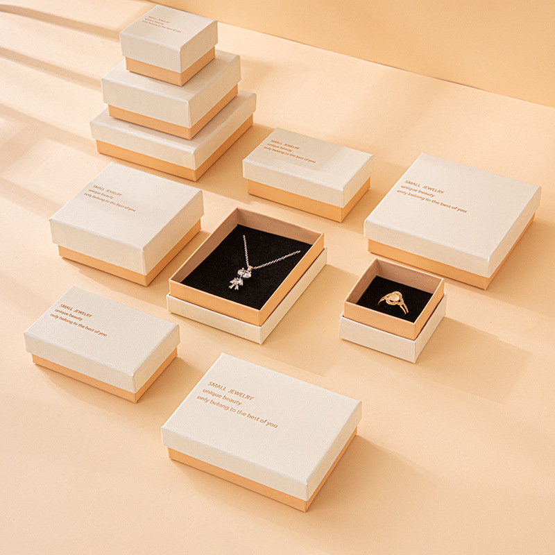 Custom Jewelry Box with Partial Cover Lid