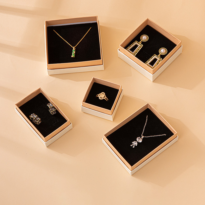 Custom Jewelry Box with Partial Cover Lid