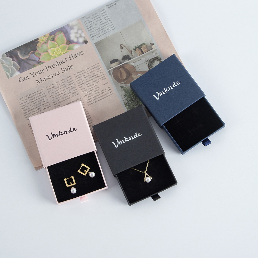 Custom Logo Printed Jewelry Drawer Boxes