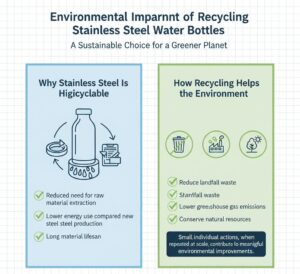 Environmental Impact of Recycling Stainless Steel Water Bottles