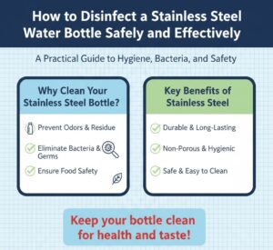 How to Disinfect a Stainless Steel Water Bottle Safely and Effectively