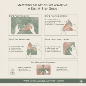 How to Gift Wrap a Box Step by Step