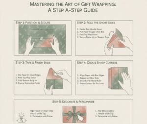 How to Gift Wrap a Box Step by Step