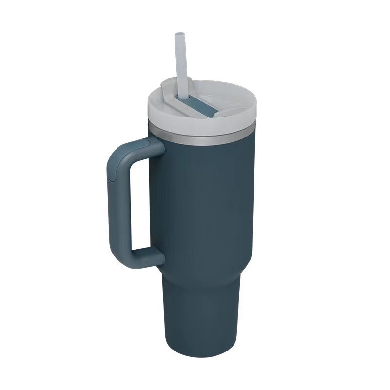 insulated water bottle with straw
