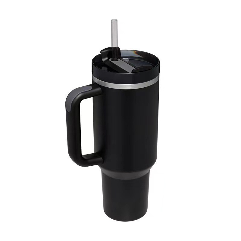 insulated water bottle with straw