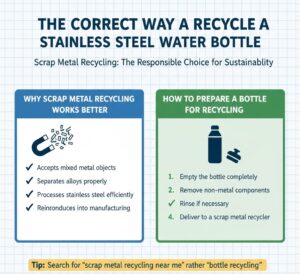The Correct Way to Recycle a Stainless Steel Water Bottle