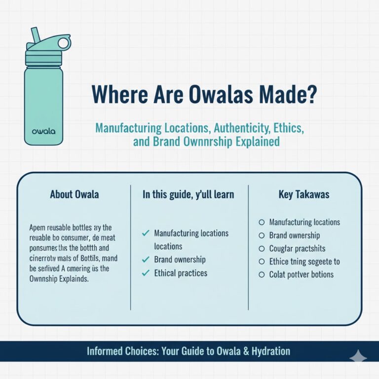 Where Are Owalas Made