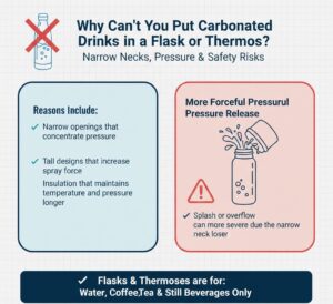 Why Can’t You Put Carbonated Drinks in a Flask or Thermos