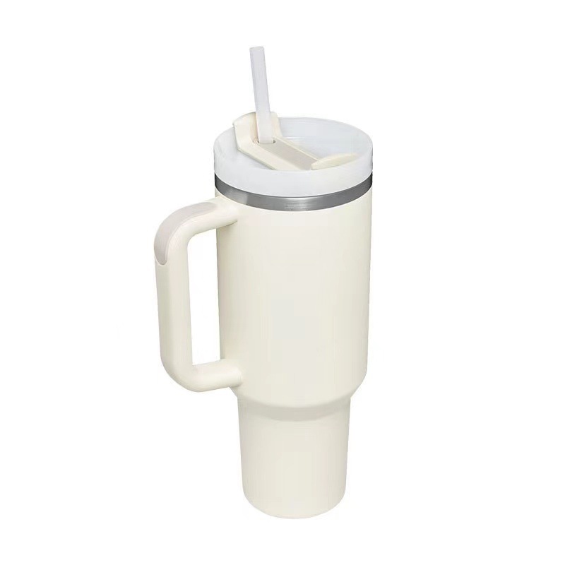 insulated water bottle with straw