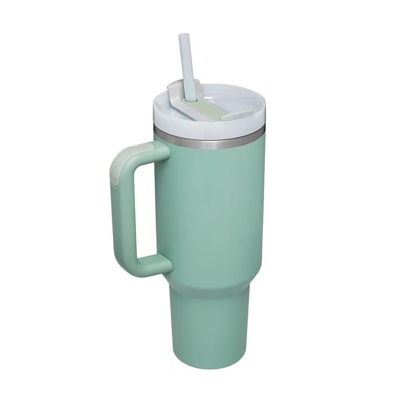 insulated water bottle with straw