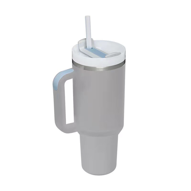insulated water bottle with straw