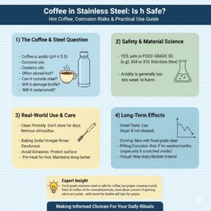 Can I Put Coffee in a Stainless Steel Water Bottle