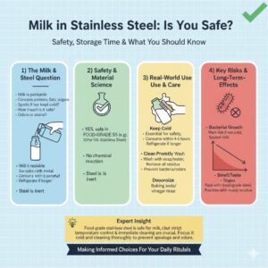 Can I Put Cold Milk in a Stainless Steel Bottle