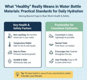 What “Healthy” Really Means in Water Bottle Materials