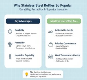 Why Stainless Steel Bottles Are So Popular