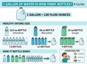 A gallon of Water Is How Many Bottles
