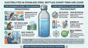 Can I Put Electrolyte Powder in a Stainless Steel Water Bottle